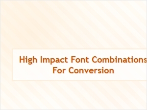 High-Impact Font Combinations for Conversions